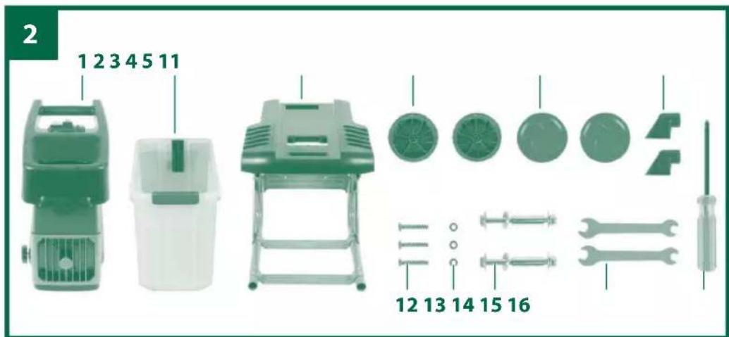 Gardenline GLLH 2546 - ATTENZIONE! - 2