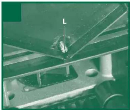 Gardenline GLLH 2546 - Einstellung des Gegenmessers (Abb. 8) - 3