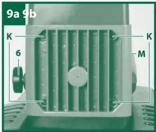 Gardenline GLLH 2546 - Impostazione della controlama (Fig. 8) - 2