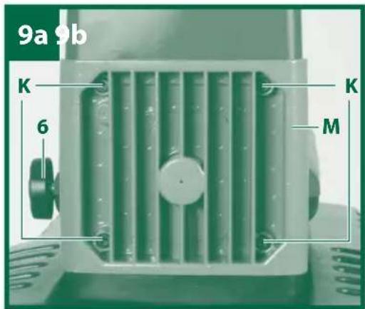 Gardenline GLLH 2546 - Einstellung des Gegenmessers (Abb. 8) - 2
