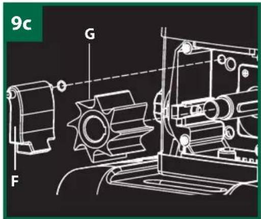 Gardenline GLLH 2546 - Impostazione della controlama (Fig. 8) - 4