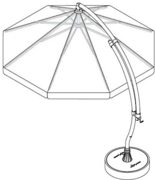 Sun Garden Easy - Sunshade frame - 1