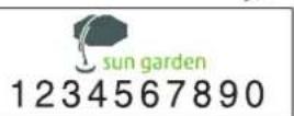 Sun Garden Easy - Typenschild - 2