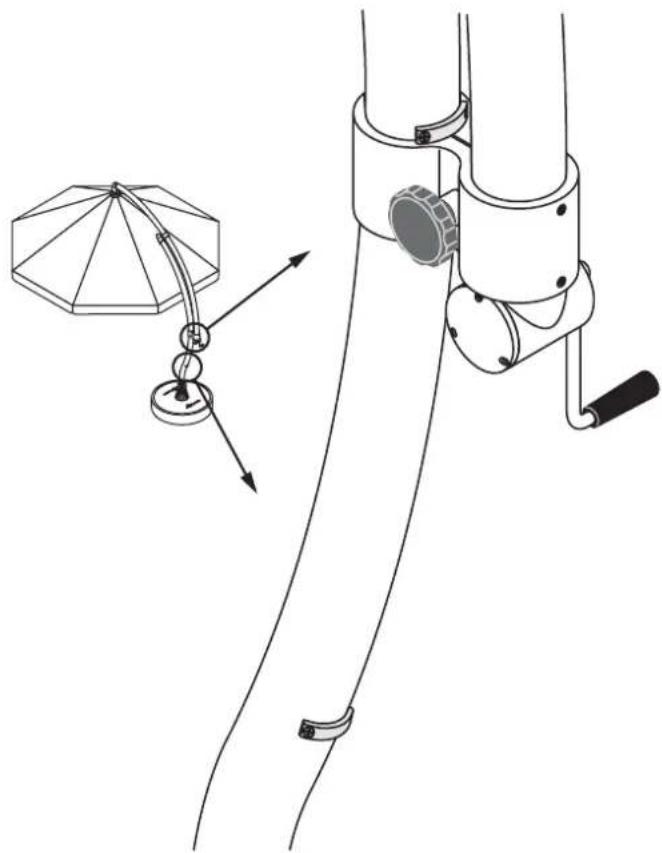 Sun Garden Easy - Sliding tube stop - 1