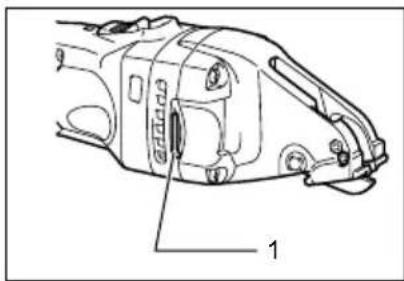 MAKITA DJS161 - Almacenamiento de la llave hexagonal - 1
