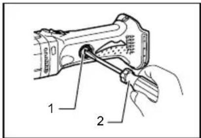 MAKITA DJS161 - Replacing carbon brushes - 3