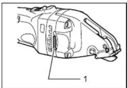 MAKITA DJS161 - Storing hex wrench - 1