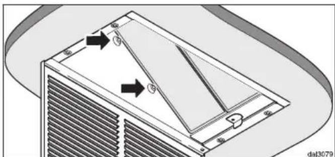 MIELE DUU 2900 - Chaning the charcoal filters - 5
