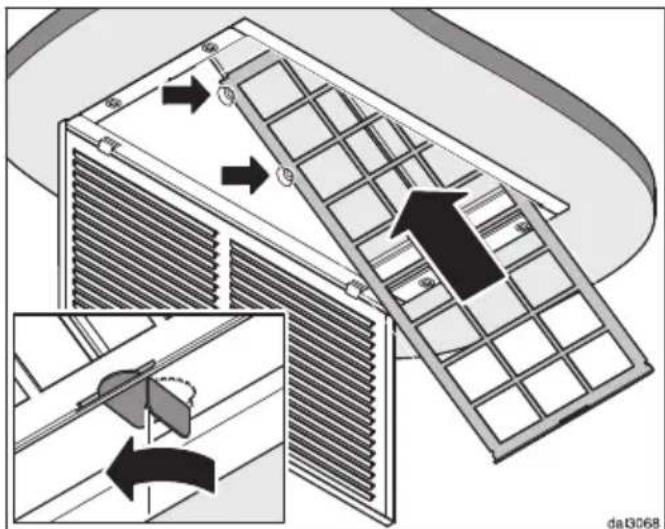 MIELE DUU 2900 - Chaning the charcoal filters - 6