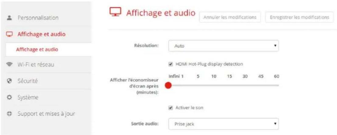 Barco ClickShare CSE200 - Réglagedel'économiseurd'écran - 1