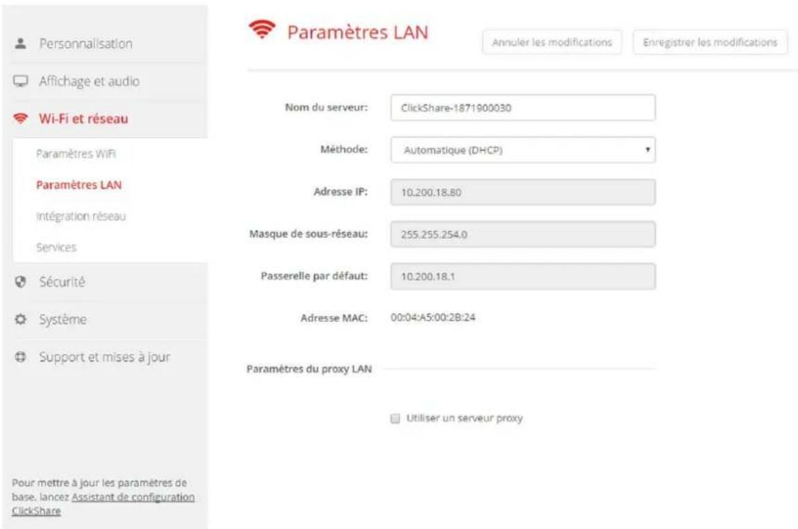 Barco ClickShare CSE200 - Nomd'hôteetméthode - 1