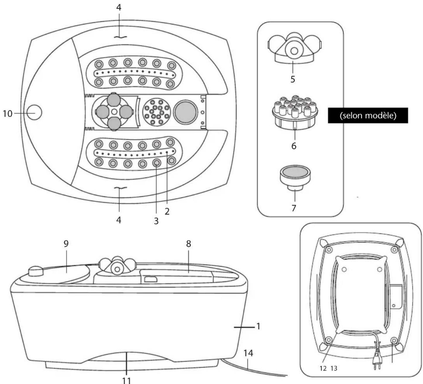 CALOR Fitspa TS6510 - 1-CHARACTERISTIQUES - 1