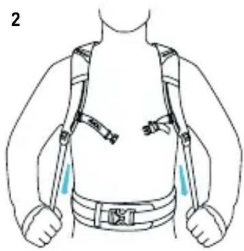 EVOC FR Trail Team 20l - AJUSTE CORRECTO | ADAPTAR LA MOCHILA - 2