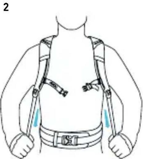 EVOC FR Pro Team - POSIZIONE CORRETTA | ADATTARE LO ZAINO - 2