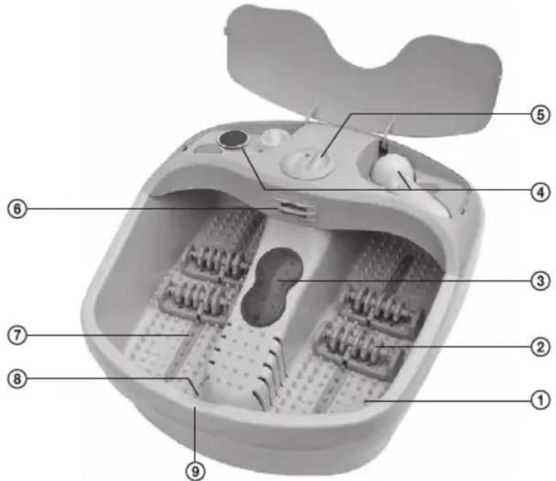 ECG MN 103 - POPIS / POPIS / OPIS / LEIRÁS / BESCHREIBUNG / DESCRIPTION / DESCRIPTION / DESCRIZIONE / DESCRIPCION - 1