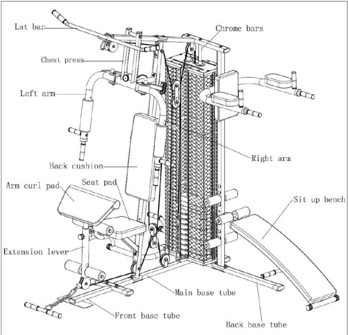 Klarfit Ultimate Gym 5000 - CARE AND MAINTENANCE - 1
