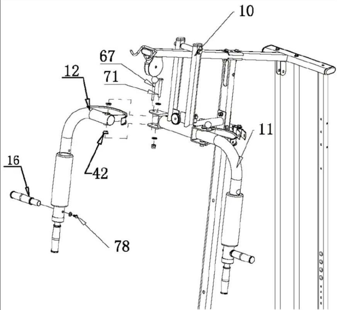 Klarfit Ultimate Gym 5000 - LISTEDER EINZELTEILE - 5