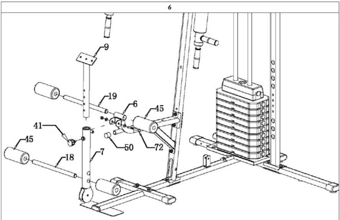 Klarfit Ultimate Gym 5000 - LISTEDER EINZELTEILE - 6