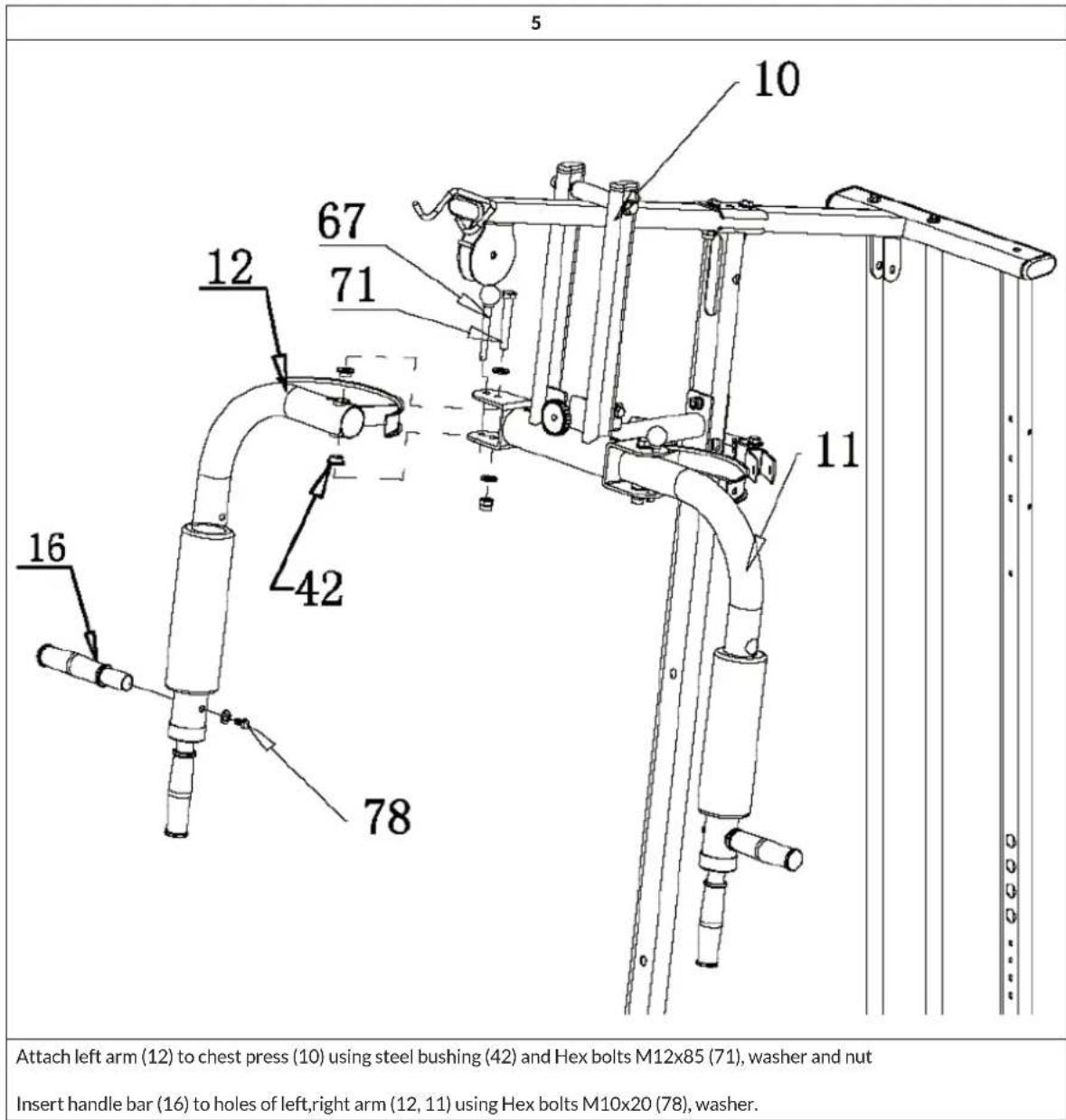 Klarfit Ultimate Gym 5000 - ASSEMBLY - 5