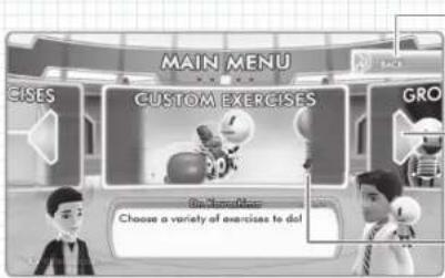 MICROSOFT Body and Brain Connection (Xbox 360) - Écran de menu principal - 1