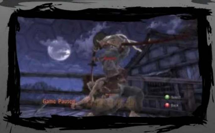 MICROSOFT Afro Samurai (Xbox 360) - PAUSE &amp; SKILLS MENUS - 1
