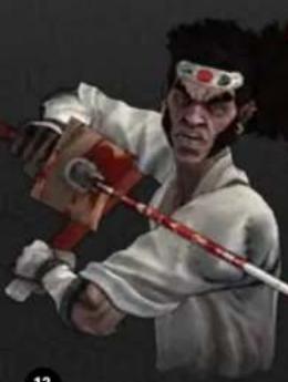 MICROSOFT Afro Samurai (Xbox 360) - "Wait here son; it'll soon be over..." - 1
