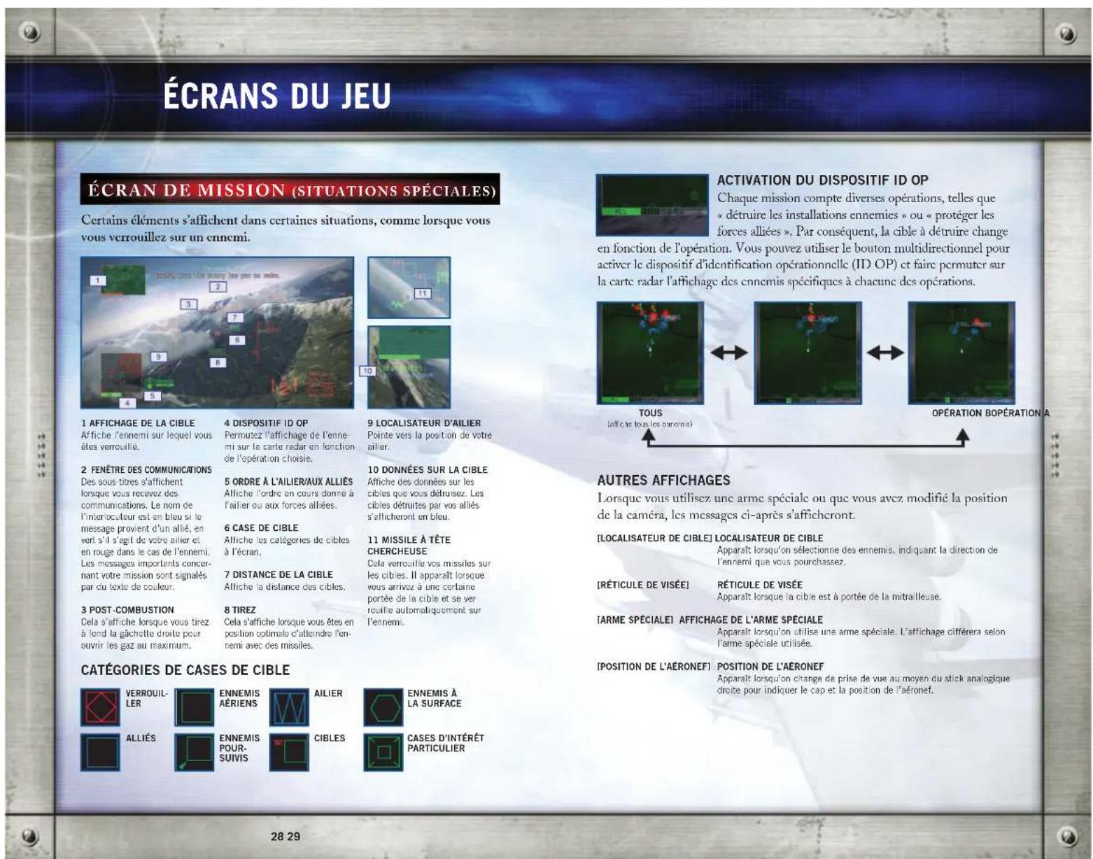 MICROSOFT Ace Combat 6 Fires of Liberation (Xbox 360) - TABLE DES MATIÈRES - 4