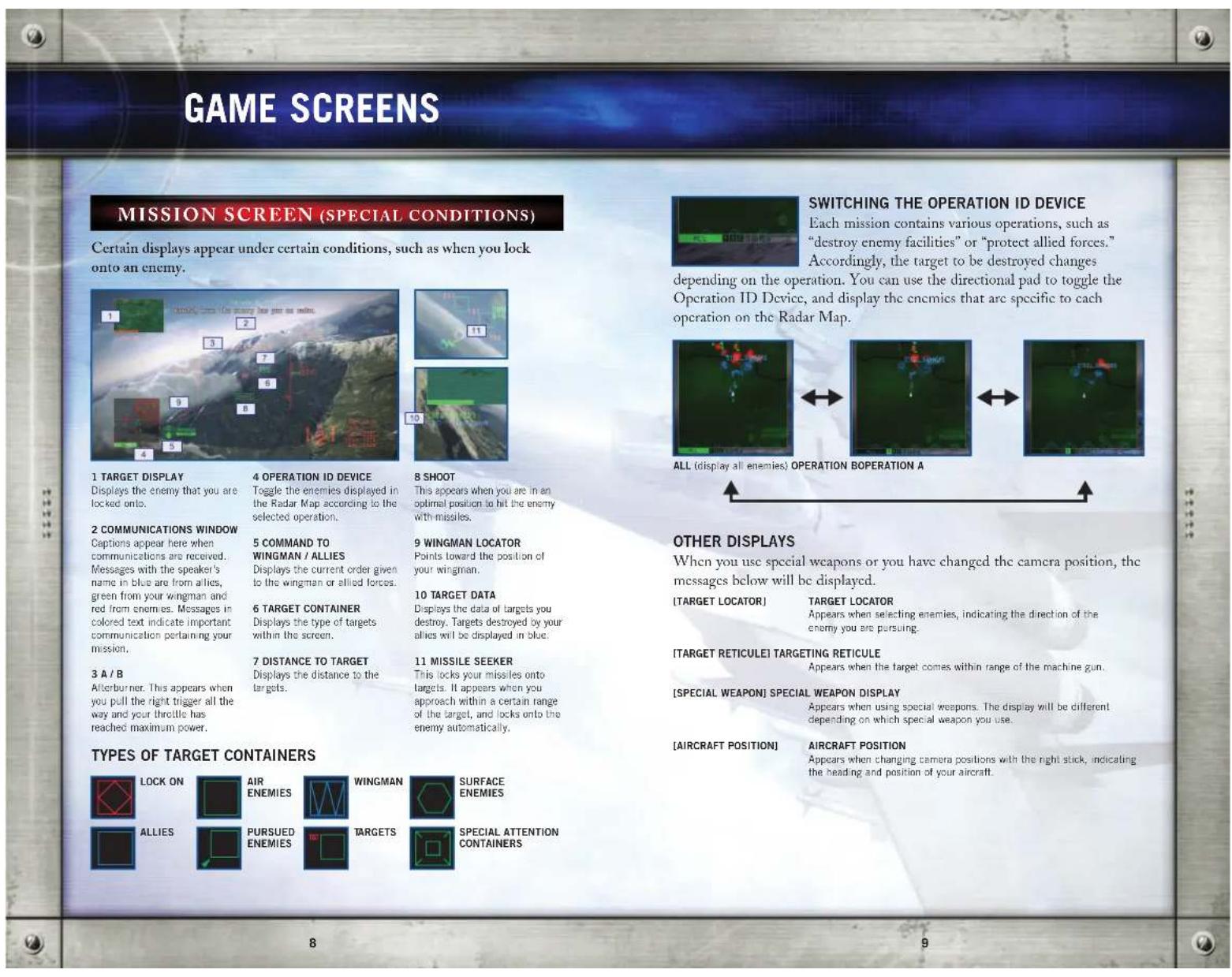 MICROSOFT Ace Combat 6 Fires of Liberation (Xbox 360) - CHANGE VIEWS - 4