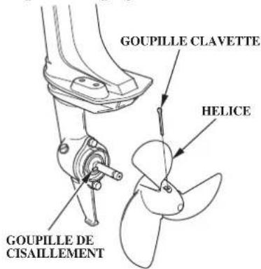 Honda BF2D (2008) - Changement de goupille de cisaillagement - 1