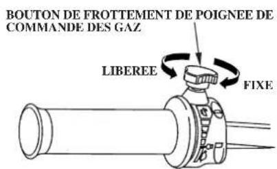 Honda BF2D (2008) - Bouton de frottement de manette de commande des gaz - 1