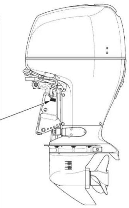 Honda BF135A (2011) - EMPLACEMENT DES AUTOCOLLANTS DE MISE EN GARDE - 6