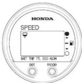 Honda BF135A (2011) - Compteur de vitesse numérique (équipement en option) - 1