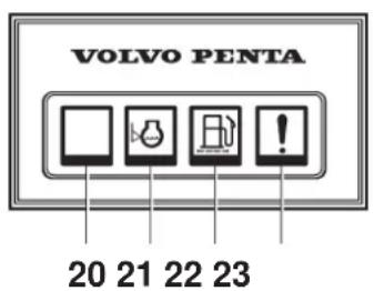 VOLVO MD2030 - Tableau de bord sans contact de démarrage - 2
