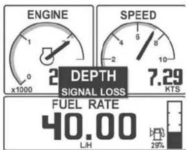 VOLVO D6 - Profondeur d'alarme et réglage de profondeur - 7