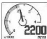 VOLVO D6 - Page moteur, touche 1 - 6