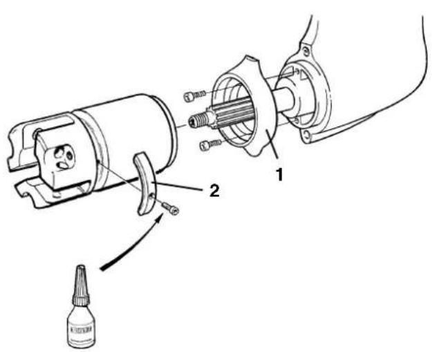 VOLVO D275 - IMPORTANT! Si le filtrne ne repose pas à plat, il risque de se briser lors de la pose du couvercle (2). - 1