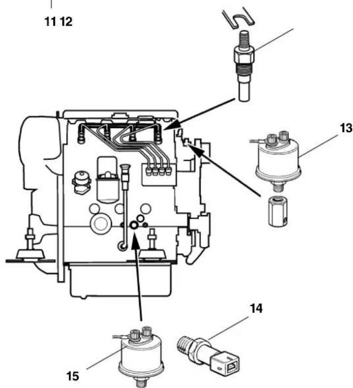 VOLVO D275 - Scheme des composants électriques - 2