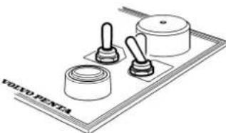 VOLVO D275 - Demarrage. Tableau d'instruments sans interrupteur de contact - 4