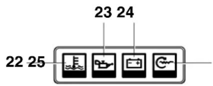 VOLVO D255 - Tableau d'instruments avec fonction marche/arrêt électrique - 1