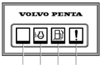 VOLVO D255 - Tableau d'instruments avec fonction marche/arrêt électrique - 2