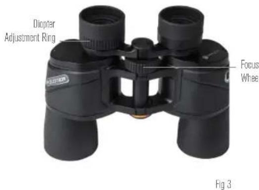 CELESTRON Ultima 100 - SETTING THE DIOPTER / FOCUSING - 1