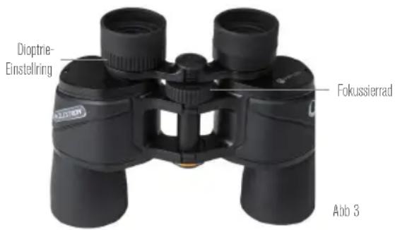 CELESTRON Ultima 100 - DIOPTRIE-EINSTELLUNG/FOKUSSIEREN - 1