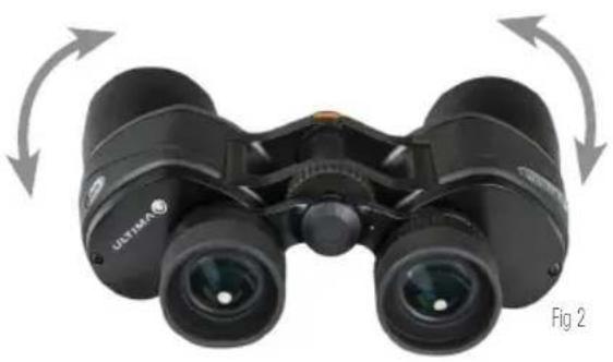 CELESTRON Ultima 65 - RREGOLAZIONE DELLA DISTANZA INTERPUPILLARE - 1