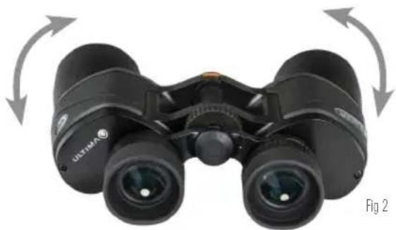 CELESTRON Ultima 8045° - RéGLAGE DE L'ÉCART INTERPUPILLAIRE - 1