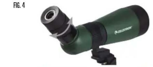CELESTRON LandScout 60mm - ROTAZIONE DEL MONTANTE DEL TREPPIEDE - 1