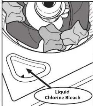 Inglis ITW4671EW - Add liquid chlorine bleach to dispenser - 1