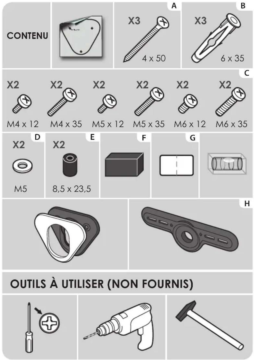 LISTO Fixe 1526 P - CONTENU DE L'EMBALLAGE - 1