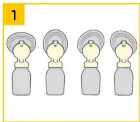 MEDELA Swing Maxi - Swing Flex - Preparing for single pumping - 1