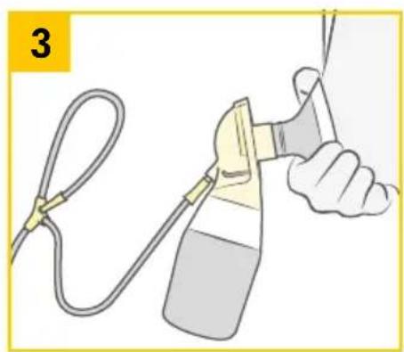 MEDELA Swing Maxi - Swing Maxi Flex - Preparing for single pumping - 9