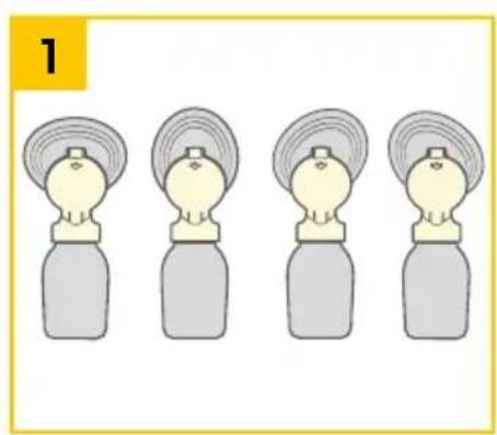 MEDELA Swing Maxi - Swing Maxi Flex - Voorbereiding voor dubbel afkolen - 1